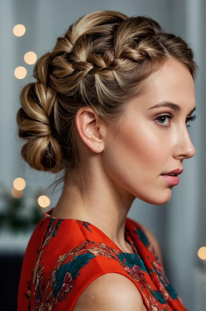 Twisted Crown Braid