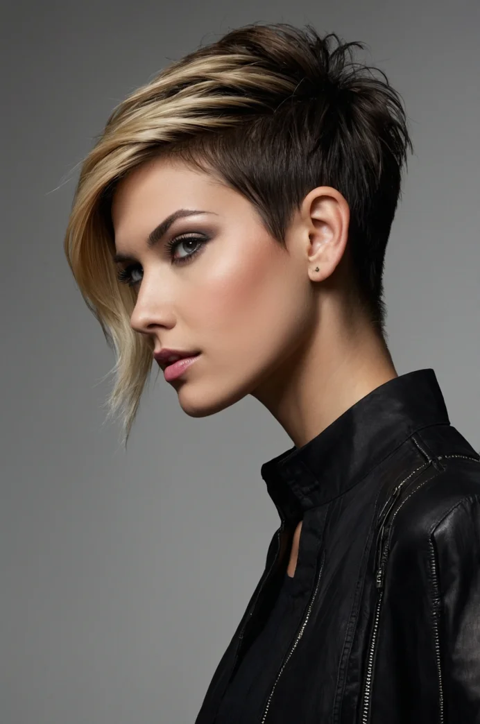 Undercut Pixie with Volume on Top