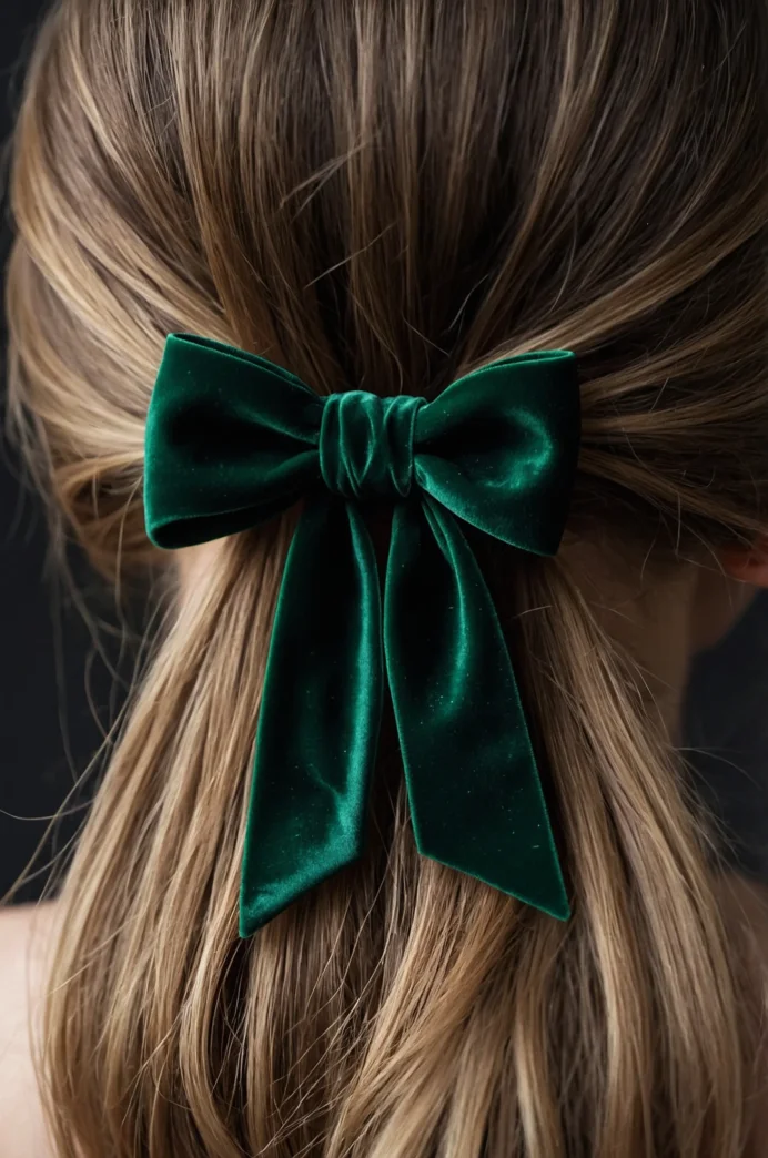 Velvet Ribbon Hair Tie