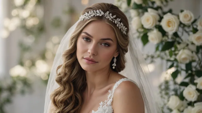 Wedding Hairstyles Featuring Elegant Hair Accessories