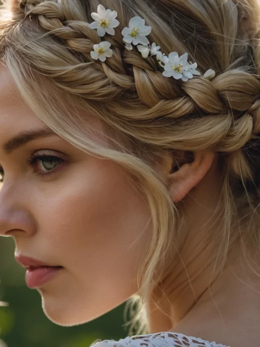 Floral-Inspired Braided Styles for a Romantic Spring Look