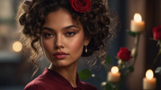 Romantic Curly Updos for a Stunning Valentine’s Date