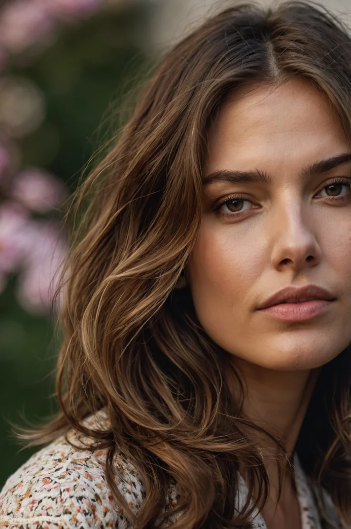Tousled Waves with Face-Framing Layers