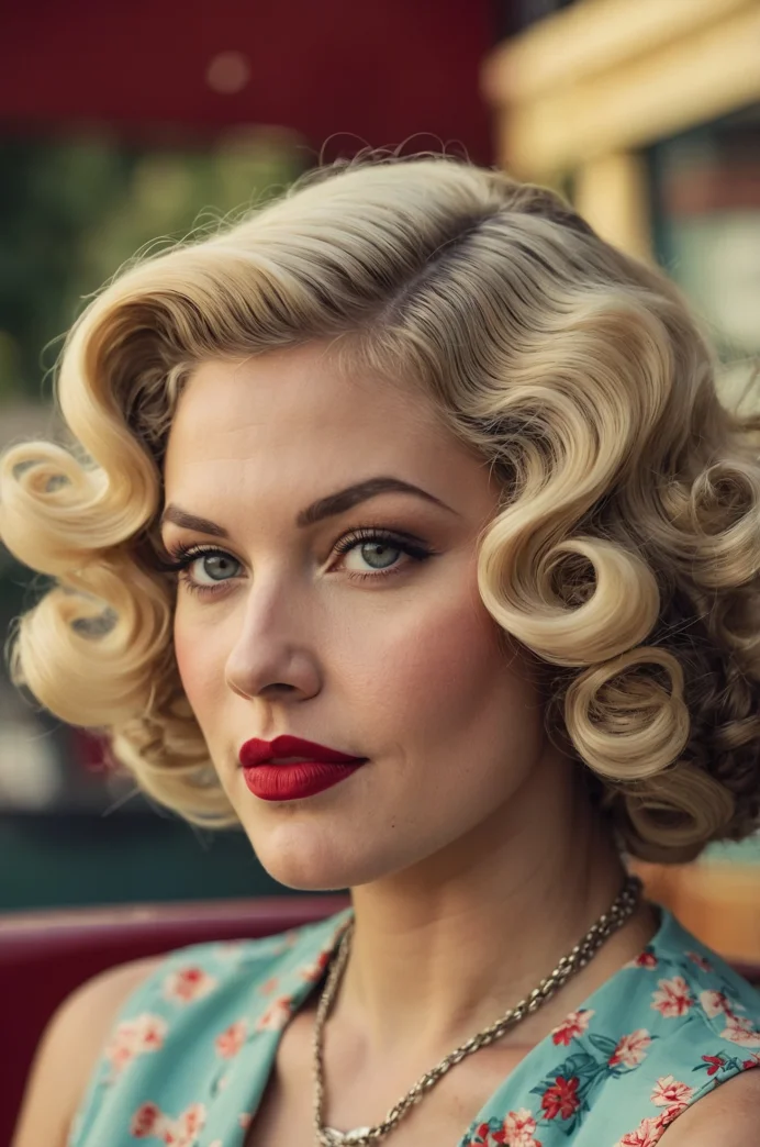 Curly Finger Waves