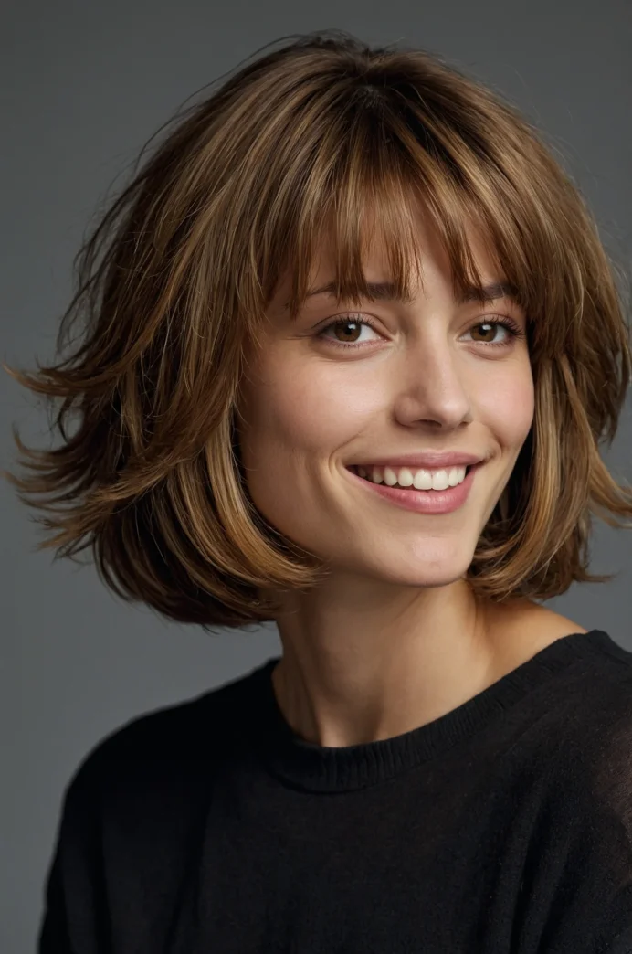 The 90s "Rachel" Inspired Layered Cut