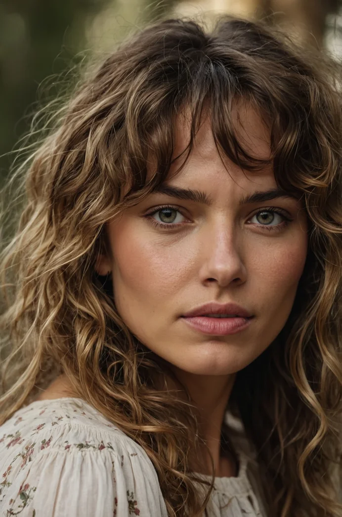 Air-Dried Curtain Fringe for a Natural Look