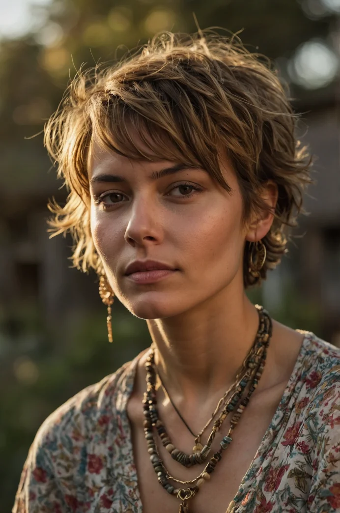 The Air-Dried Shaggy Pixie