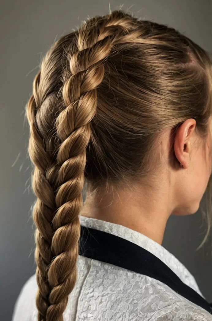 Braided Base Ponytail