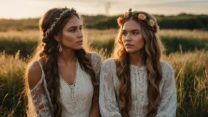 Braided Half Up Half Down Ideas for Boho Vibes