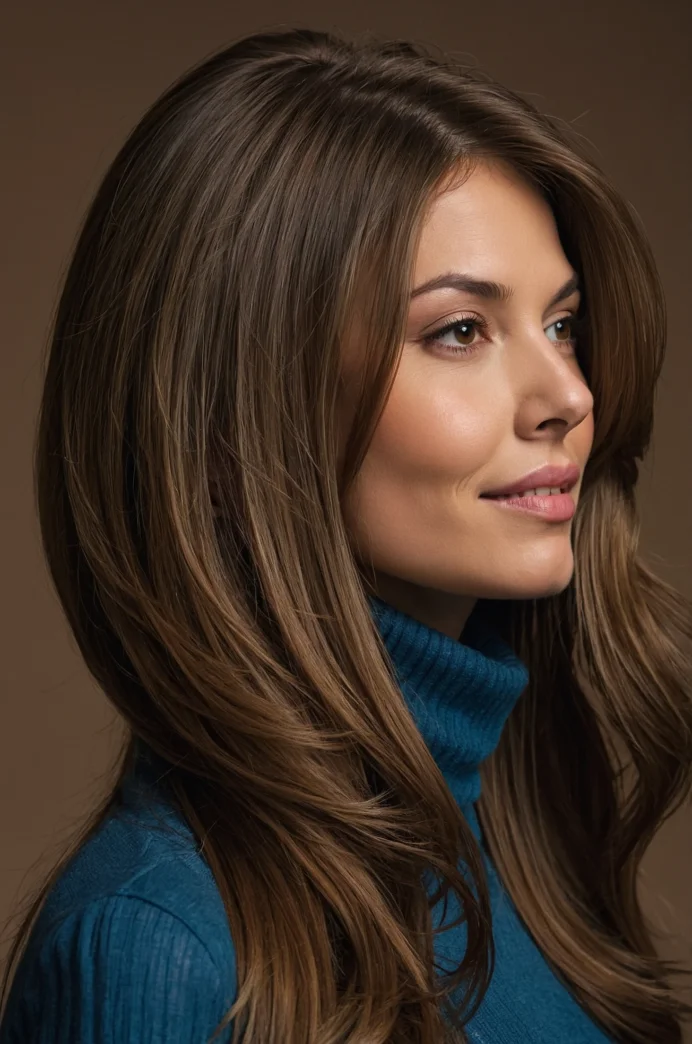 "Butterfly Cut" for Long Hair