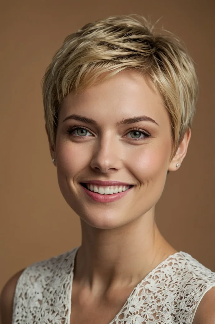 The Buttery Blonde Classic Pixie