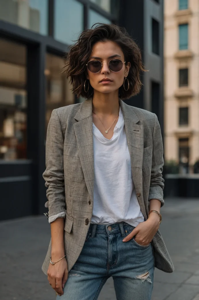 The Chic Tomboy Crop
