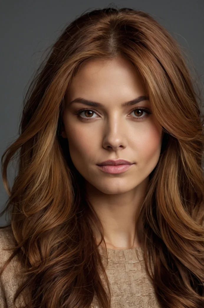 Cinnamon Brown Layered Cut