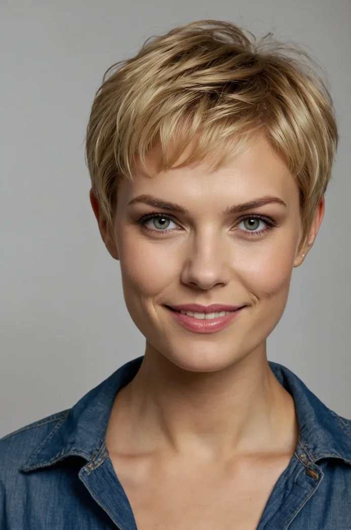 The Classic Blonde Pixie