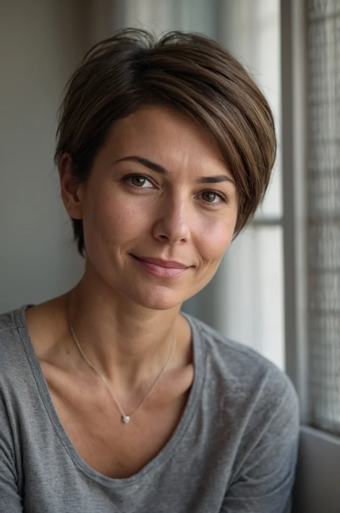 The Classic Wash-and-Wear Pixie