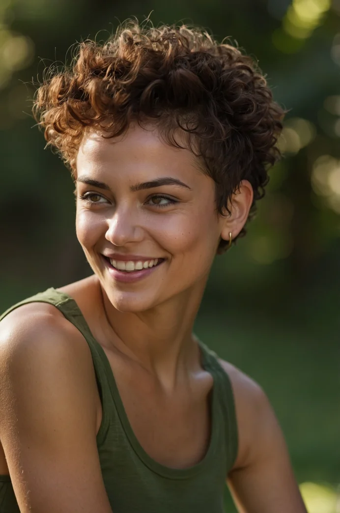 The Curly Top & Faded Undercut