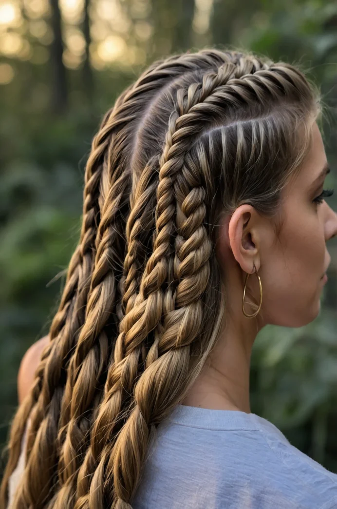 The Double Waterfall Braid