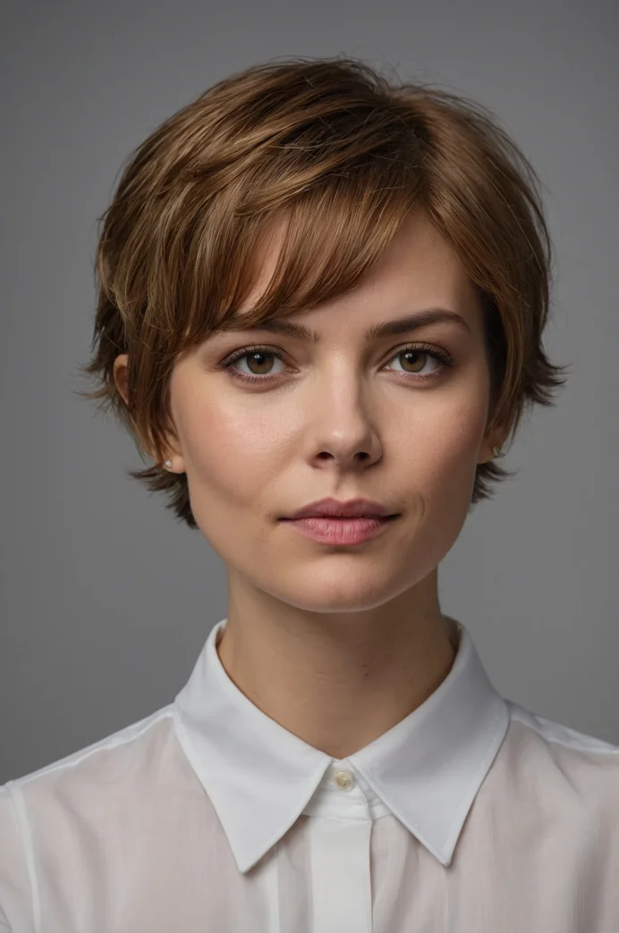The Easy Side-Part Pixie