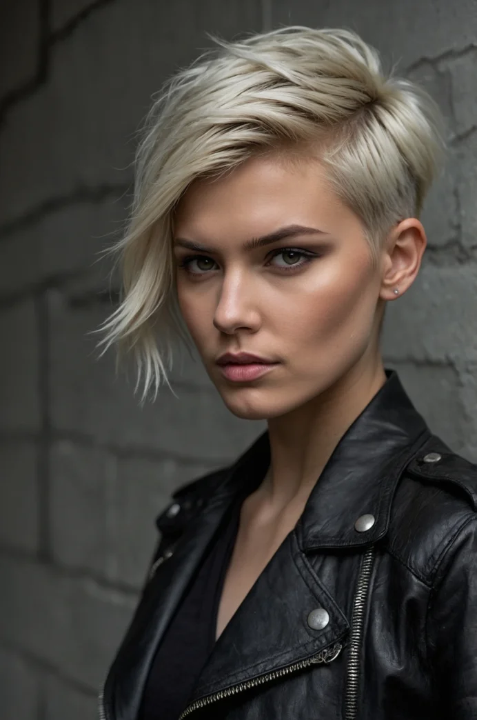 The Edgy Undercut Pixie