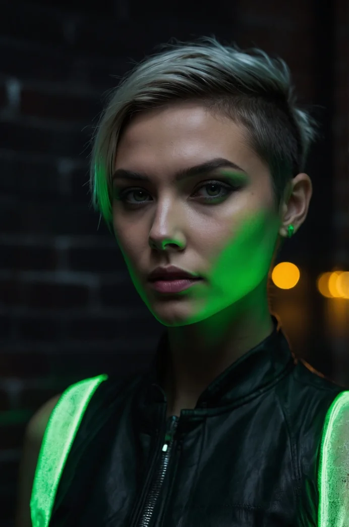The Electric Green Undercut