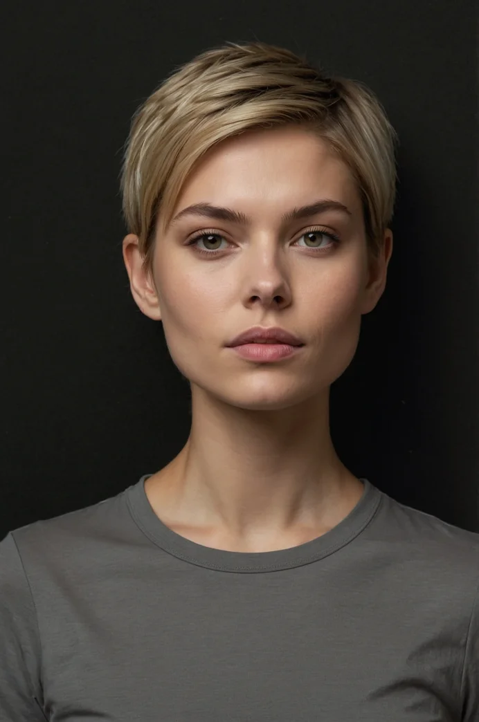 The Fuss-Free Close-Cropped Pixie