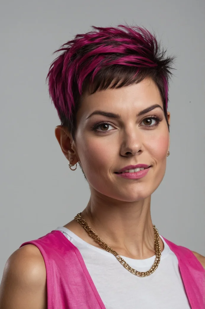 The Hidden Pink Undercut