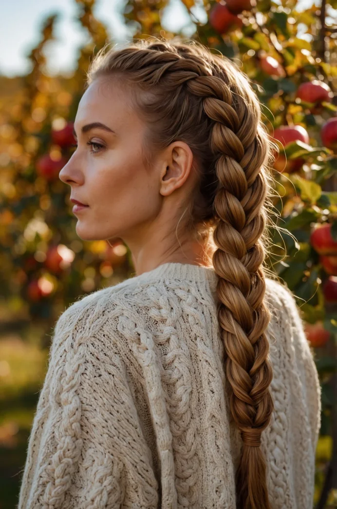 Honey Blonde Dutch Braids