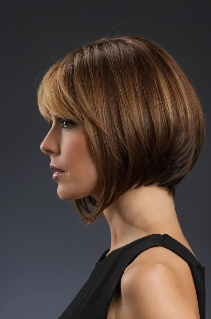 Inverted Bob with Stacked Layers