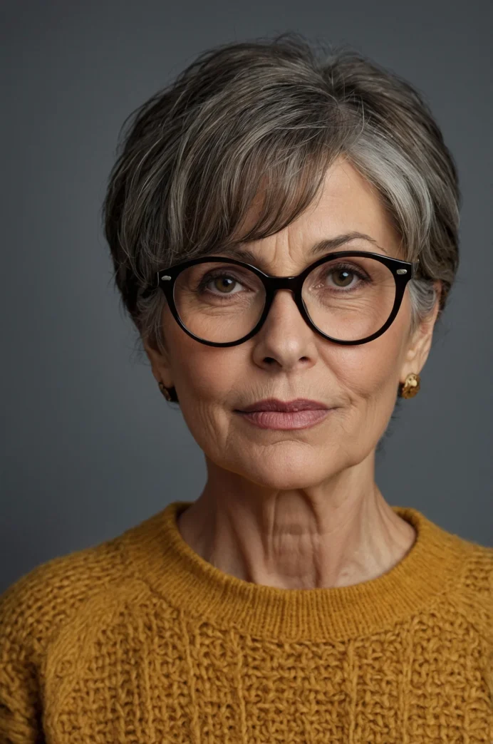 The Jawline Bob with Glasses