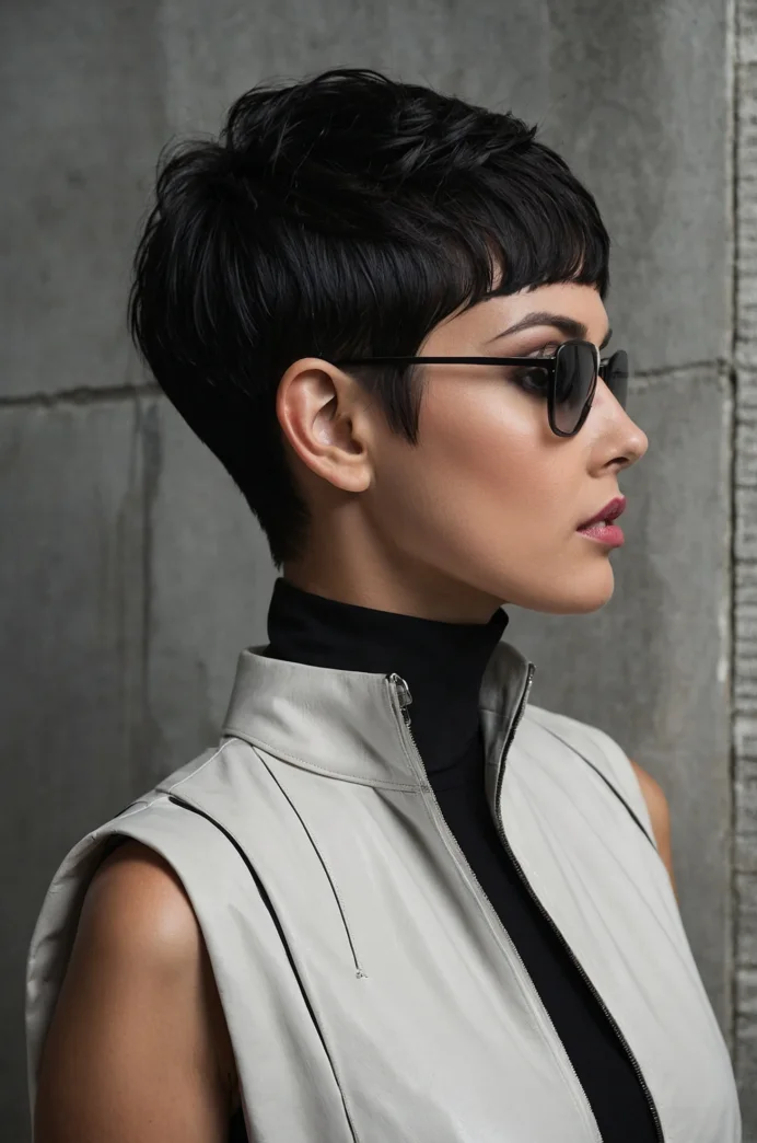 The Jet Black Disconnected Undercut
