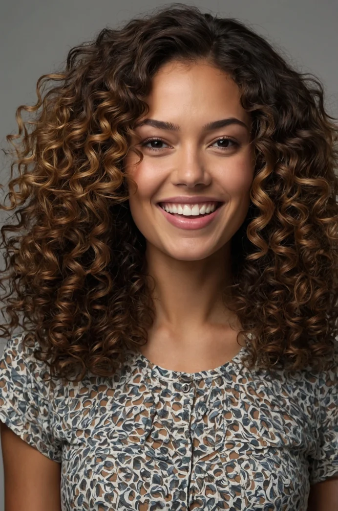The Layered Curly Cut for Maximum Volume