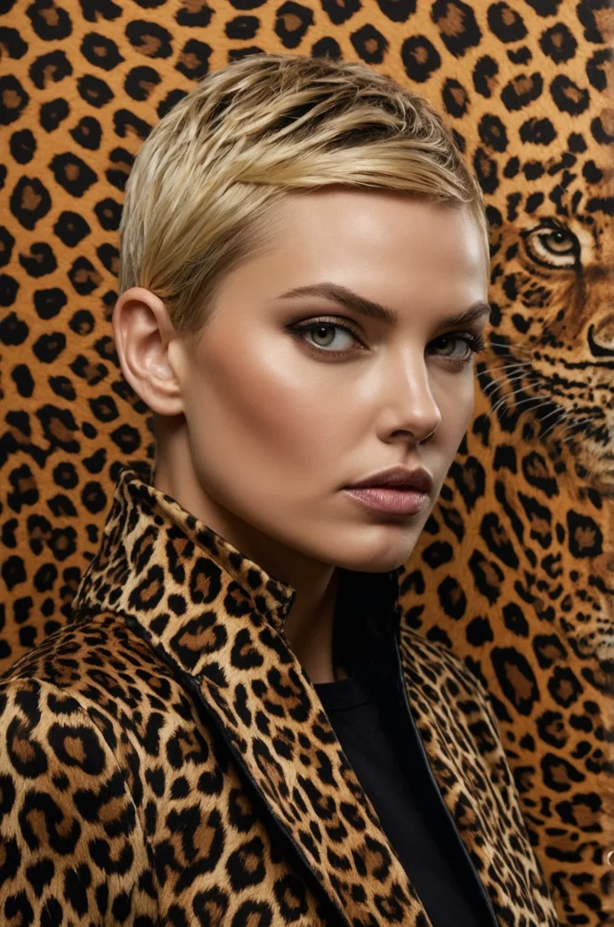 The Leopard Print Stencil Pixie