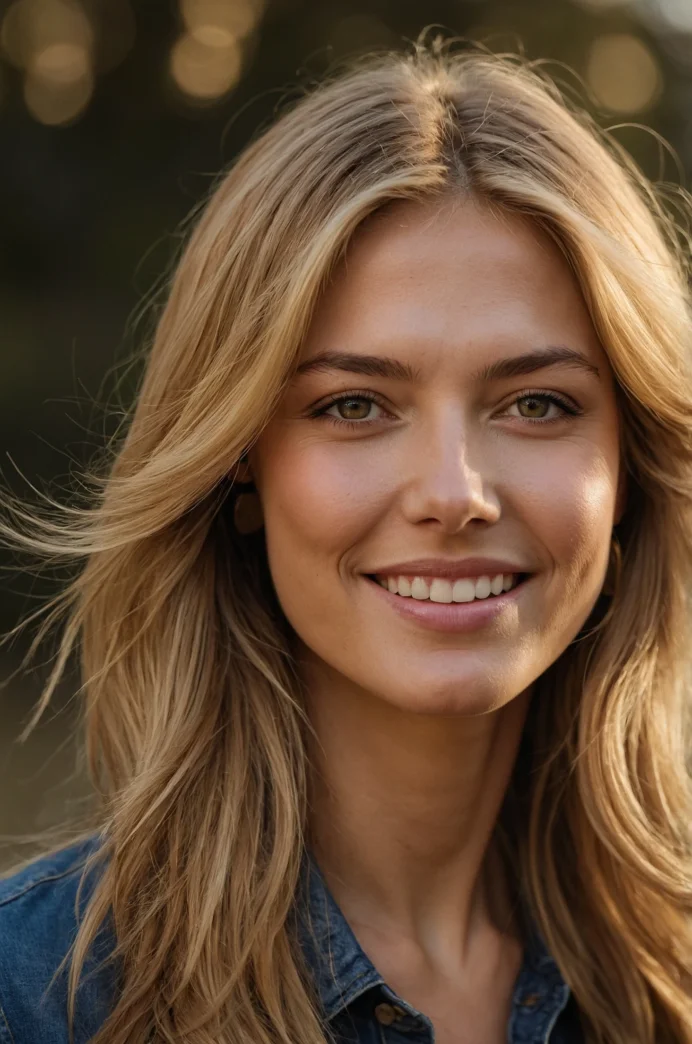 Long Hair with Face-Framing Feathered Layers