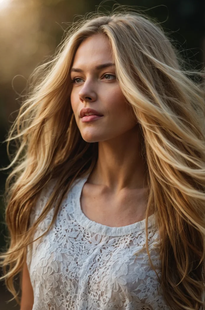 Long Hair with "Invisible" Layers