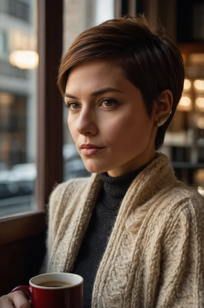 The Long, Side-Swept Pixie