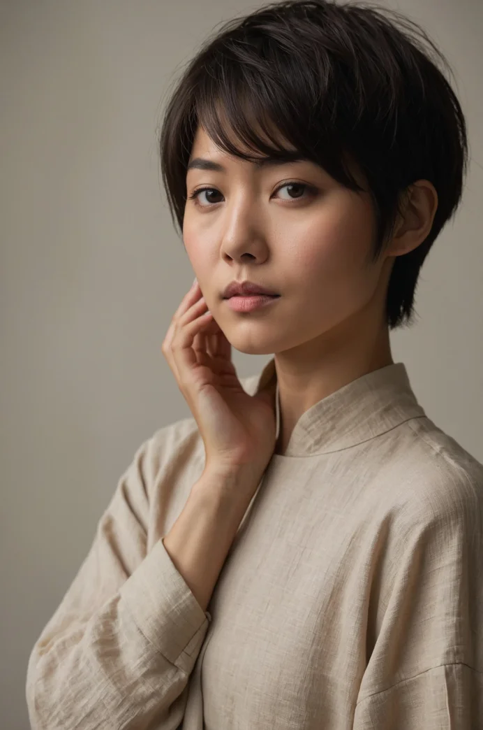 The Minimalist Pixie Cut