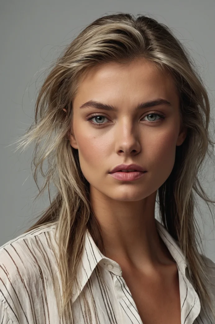 Modern Mullet with Soft, Blended Layers