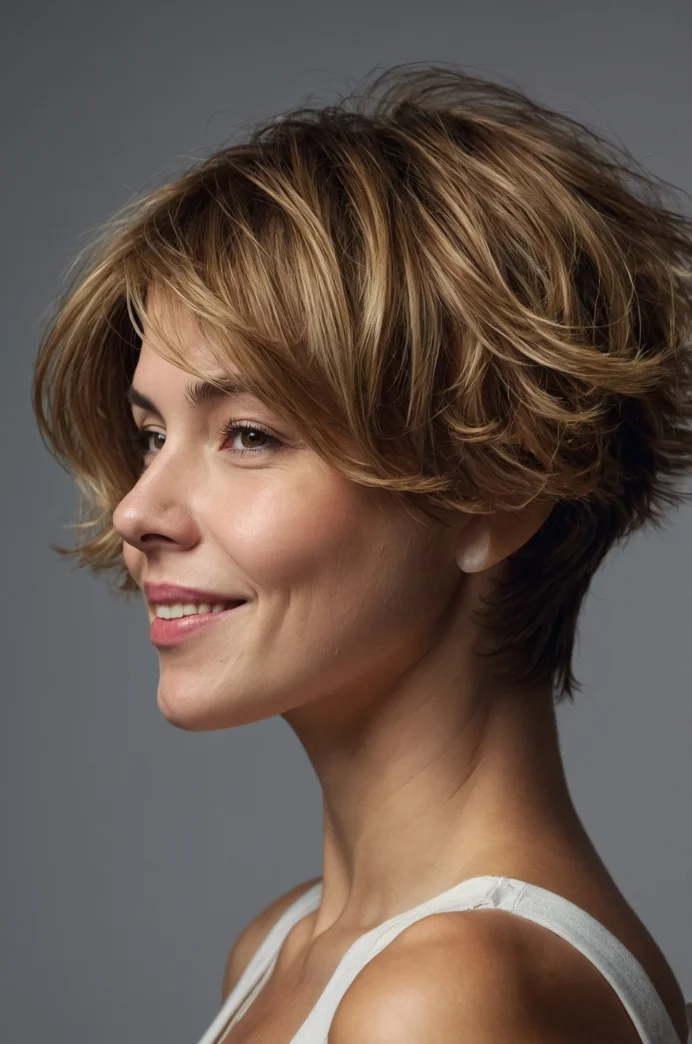 The Pixie for Thick Hair
