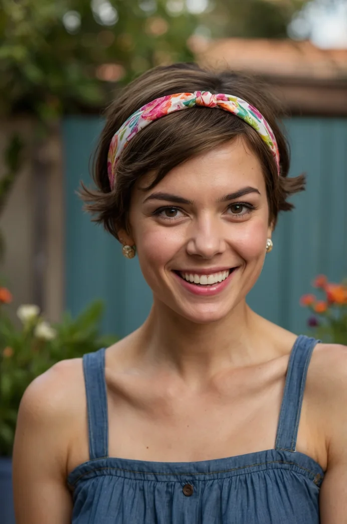 The Pixie with Headband Style