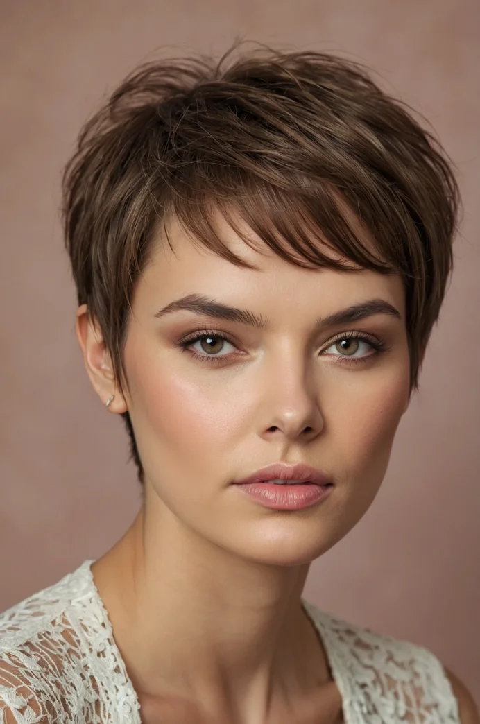 The Pixie with Long, Wispy Sideburns