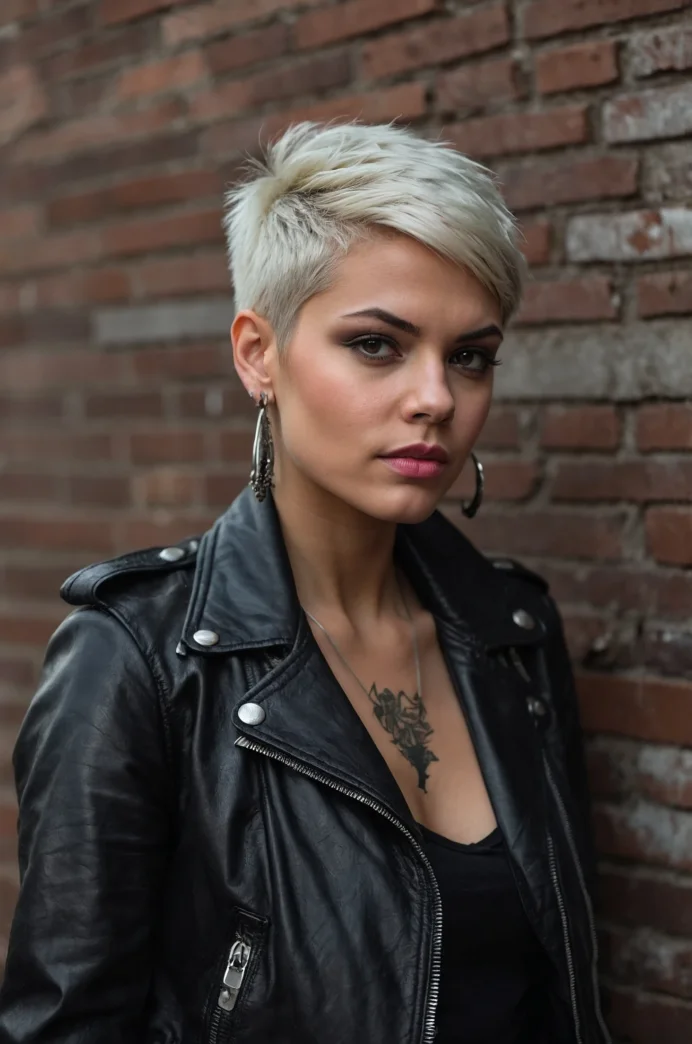 The Platinum Top & Dark Undercut