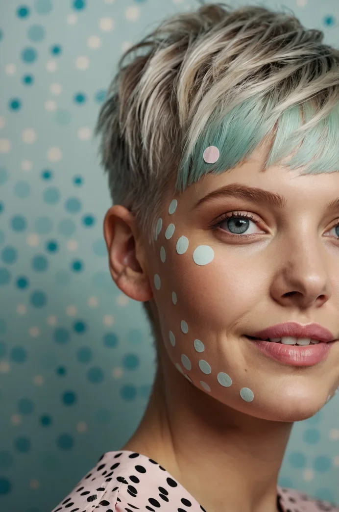 The Polka Dot Stenciled Undercut