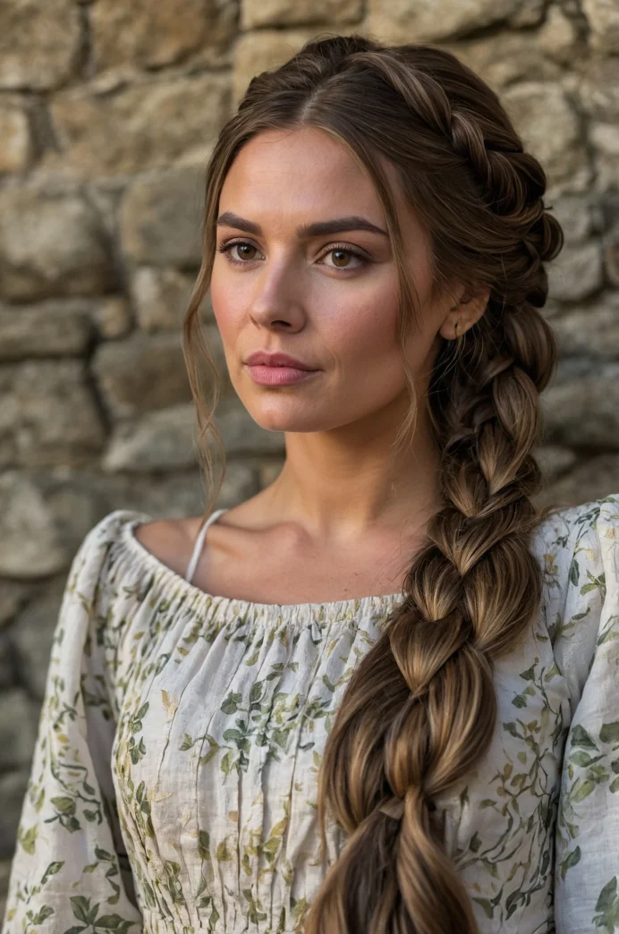 The Pull-Through Braid Half-Up