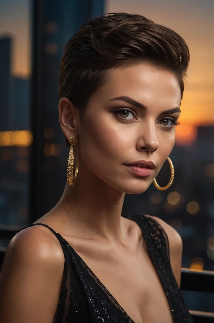 The Quick Gelled-Back Pixie