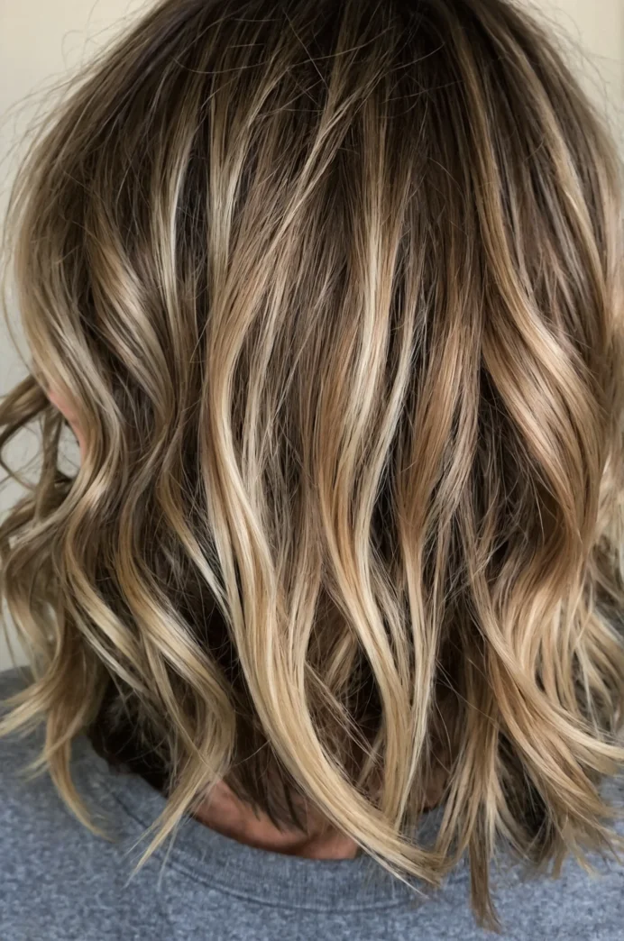 Reverse Balayage with Deep Roots