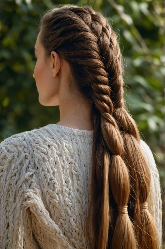 The Rope Braid Half-Up Twist