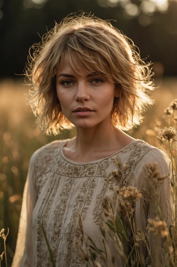The Shaggy Pixie with Wispy Layers