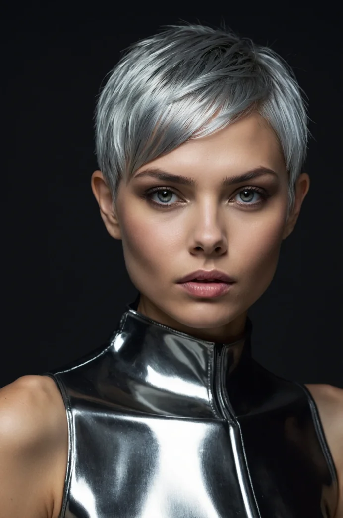 The Sharp Angled Pixie in Silver