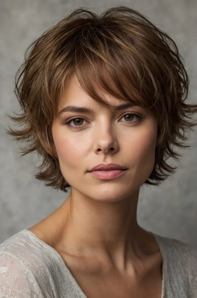Short Shag with Wispy Layers