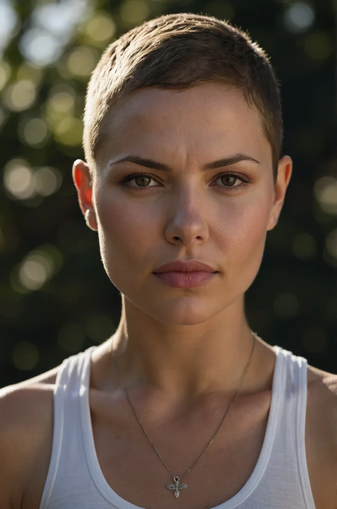 The Simple Buzz-Cut Pixie